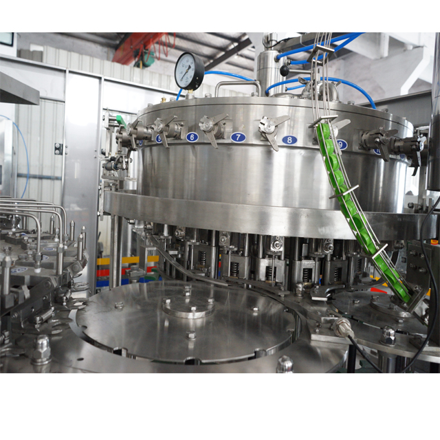 Automatic Glass Bottle Carbonated Drink Filling Machine for Juice Soft Drink Soda