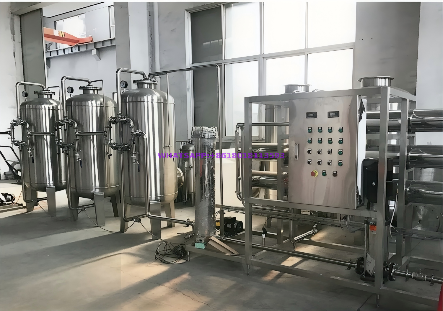 RO15000 RO Water Treatment Plant with Ozone Sterilization