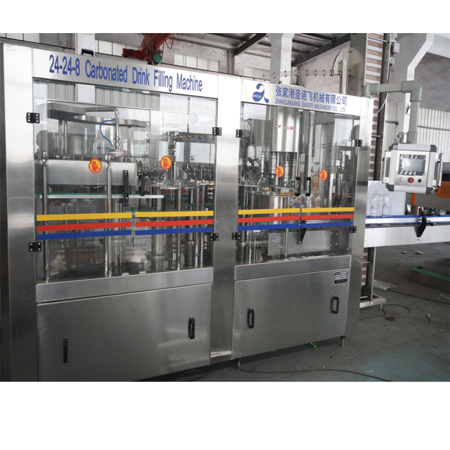 Automatic Glass Bottle Carbonated Drink Filling Machine for Juice Soft Drink Soda